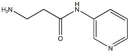 3-amino-N-pyridin-3-ylpropanamide Struktur