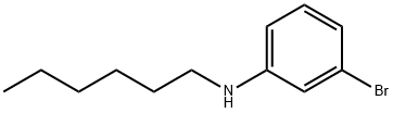 3-bromo-N-hexylaniline Struktur