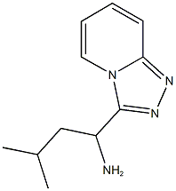 3-methyl-1-[1,2,4]triazolo[4,3-a]pyridin-3-ylbutan-1-amine Struktur