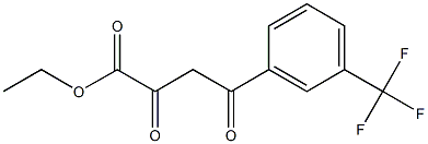 ethyl 2,4-dioxo-4-[3-(trifluoromethyl)phenyl]butanoate Struktur