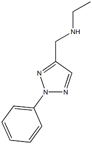 ethyl[(2-phenyl-2H-1,2,3-triazol-4-yl)methyl]amine Struktur