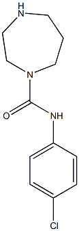 N-(4-chlorophenyl)-1,4-diazepane-1-carboxamide Struktur