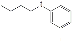 N-butyl-3-iodoaniline Struktur