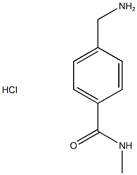 4-(aminomethyl)-N-methylbenzamide hydrochloride Struktur