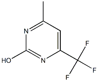 4-methyl-6-(trifluoromethyl)pyrimidin-2-ol Struktur