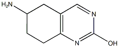 6-AMINO-5,6,7,8-TETRAHYDROQUINAZOLIN-2-OL Struktur