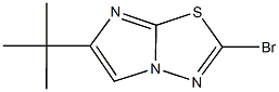 2-BROMO-6-TERT-BUTYLIMIDAZO[2,1-B][1,3,4]THIADIAZOLE Struktur