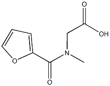 2-FUROYL(METHYL)AMINO]ACETIC ACID Struktur