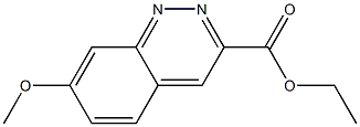 ETHYL 7-METHOXYCINNOLINE-3-CARBOXYLATE Struktur