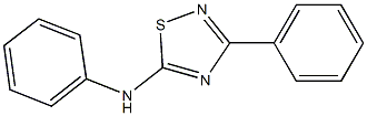 N,3-DIPHENYL-1,2,4-THIADIAZOL-5-AMINE Struktur