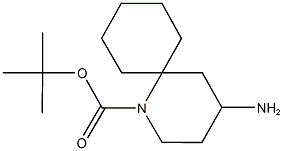 TERT-BUTYL 4-AMINO-1-AZASPIRO[5.5]UNDECANE-1-CARBOXYLATE Struktur