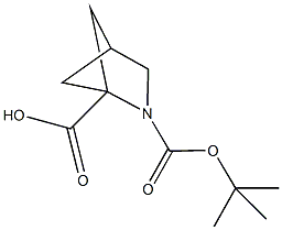 2-(TERT-BUTOXYCARBONYL)-2-AZABICYCLO[2.1.1]HEXANE-1-CARBOXYLIC ACID Struktur