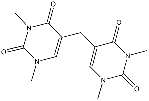 5-[(1,3-DIMETHYL-2,4-DIOXOPYRIMIDIN-5(1H,3H)-YL)METHYL]-1,3-DIMETHYLPYRIMIDINE-2,4(1H,3H)-DIONE Struktur