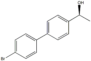 (1S)-1-(4''-BROMO-1,1''-BIPHENYL-4-YL)ETHANOL Struktur