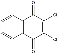 2,3-dichloro-1,4-dihydronaphthalene-1,4-dione Struktur