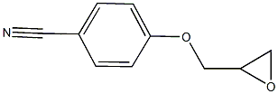 4-(oxiran-2-ylmethoxy)benzonitrile Struktur