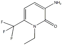 3-amino-1-ethyl-6-(trifluoromethyl)pyridin-2(1H)-one Struktur