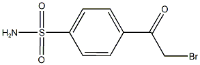 4-(bromoacetyl)benzenesulfonamide Struktur