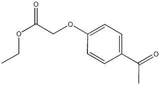 ethyl (4-acetylphenoxy)acetate Struktur