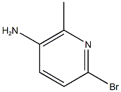 6-BROMO-2-METHYLPYRIDIN-3-AMINE Struktur