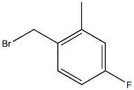 1-(bromomethyl)-4-fluoro-2-methylbenzene Struktur