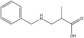 3-(benzylamino)-2-methylpropanoic acid Struktur