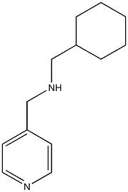 (cyclohexylmethyl)(pyridin-4-ylmethyl)amine Struktur