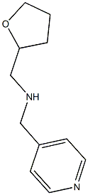 (oxolan-2-ylmethyl)(pyridin-4-ylmethyl)amine Struktur