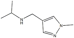 [(1-methyl-1H-pyrazol-4-yl)methyl](propan-2-yl)amine Struktur