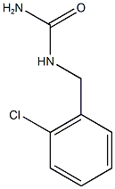 [(2-chlorophenyl)methyl]urea Struktur