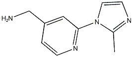 [2-(2-methyl-1H-imidazol-1-yl)pyridin-4-yl]methylamine Struktur