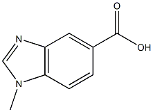 1-methyl-1H-1,3-benzodiazole-5-carboxylic acid Struktur