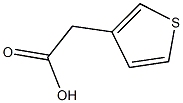 2-(thiophen-3-yl)acetic acid Struktur