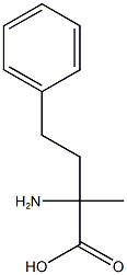 2-amino-2-methyl-4-phenylbutanoic acid Struktur