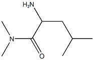 2-amino-N,N,4-trimethylpentanamide Struktur