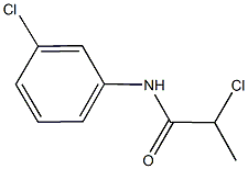 2-Chloro-N-(3-chloro-phenyl)-propionamide Struktur