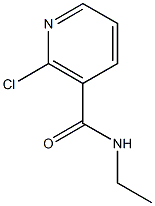 2-chloro-N-ethylpyridine-3-carboxamide Struktur