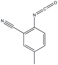 2-isocyanato-5-methylbenzonitrile Struktur