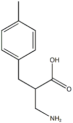 3-amino-2-[(4-methylphenyl)methyl]propanoic acid Struktur