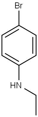 4-bromo-N-ethylaniline Struktur