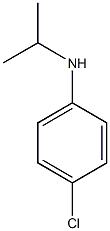 4-chloro-N-(propan-2-yl)aniline Struktur