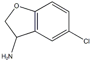 5-chloro-2,3-dihydro-1-benzofuran-3-amine Struktur