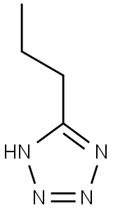 5-propyl-1H-1,2,3,4-tetrazole Struktur