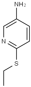 6-(ethylsulfanyl)pyridin-3-amine Struktur