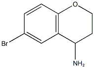 6-bromo-3,4-dihydro-2H-1-benzopyran-4-amine Struktur