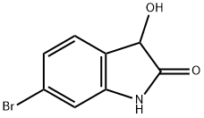 6-bromo-3-hydroxy-2,3-dihydro-1H-indol-2-one Struktur