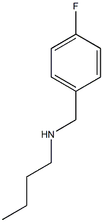 butyl[(4-fluorophenyl)methyl]amine Struktur