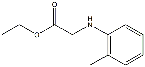 ethyl 2-[(2-methylphenyl)amino]acetate Struktur