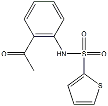 N-(2-acetylphenyl)thiophene-2-sulfonamide Struktur