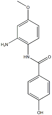 N-(2-amino-4-methoxyphenyl)-4-hydroxybenzamide Struktur